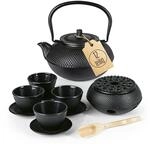 Lumaland Tee Set 12-teilig | 1,4 Liter Gusseiserne Teekanne Tetsubin |...