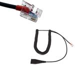 GEQUDIO RJ-Kabel einzeln - kompatibel mit Yealink, Snom, Avaya, Grandstream...
