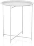 hjh LIVING Beistelltisch rund, Kleiner Couchtisch ALLRUND Metall Balkontisch