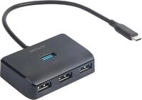 Deltaco HUB203 USB-C-Hub
