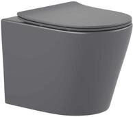 sanicomfort H&auml;nge WC Set Nakia &ndash; Sp&uuml;lrandloses, Hygienisches Wand-WC...