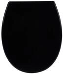 Primaster WC-Sitz mit Absenkautomatik schwarz Toilettensitz abnehmbar WC Deckel