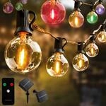 Lumiled Solar Lichterkette Au&szlig;en 20x LED RGB 10,5 M Solarlichterkette f&uuml;r...