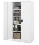 Jan Nowak Aktenschrank B&uuml;roschrank Werkstattschrank Metall 185x60x90 cm 