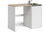Vicco Waschmaschinenschrank Viktor, Wei&szlig;, 113.6 x 88.2 cm | mit Sp&uuml;le