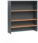 Vicco Badschrank Viktor, Anthrazit/Goldkraft Eiche, 93.6 x 100.4 cm | mit...