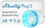 Shelly Plug S Gen3 Wei&szlig; - WLAN Smarte Steckdose, Leistungsmessung, 12A, 2500W,