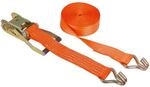 KERBL works Ratschenzurrgurt, Spanngurt, 8 m, 50 mm, 2/4 t, T&Uuml;V/GS | Orange,