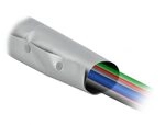 Delock Kabelschutzschlauch mit Knopfverschluss hitzebest&auml;ndig 2 m x 70 mm