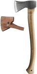 PETROMAX Forstbeil 50,5 cm, 1 kg, handgeschmiedet aus C60-STAHL mit...