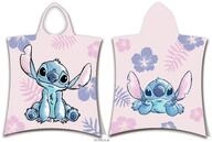 Jerry Fabrics Lilo & Stitch Kinder-Poncho mit Kapuze, doppelseitig, 115 x 50...