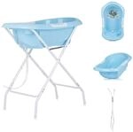 Chipolino Babybadewanne, St&auml;nder Noemi klappbar, Ablauf, Ablagef&auml;cher, ab...