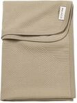 MEYCO Babydecke 75x100cm Jacquard Kuscheldecke Pure Taupe