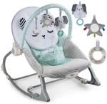 Nukido Babywippe Baby Wippe Babyschaukel Babyliege - mit Vibration und Spielzeugen -