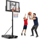 KM-Fit Basketballkorb Outdoor f&uuml;r Kinder & Einsteiger | Mit St&auml;nder