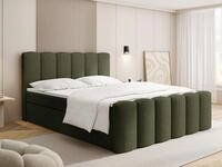 Boxspringbett mit Bettkasten &ndash; Polsterbett 160 x 200 cm mit H4...