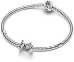 PANDORA Starter-Set Damenarmband Silber Familie 21106 | zeitloses Schmuckst&uuml;ck...