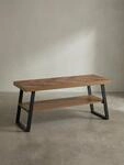 KADIMA DESIGN Schuhbank 100x41x40 cm Garderobenbank Eiche-Dekor | Sitzbank