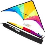 HQ Lenkdrachen Delta Hawk NeonRainbow ab 14 Jahre Lenkdrachen f&uuml;r Erwachsene...