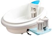 Hydrosana Fu&szlig;massagebad mit 3 Spulen wei&szlig; Fu&szlig;bad Fu&szlig;wanne Fu&szlig;massage