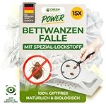 Bettwanzen Falle mit Spezial-Lockstoff - 15x Bettwanzen Fallen -...