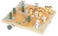 small foot Ludo &bdquo;Safari aus Holz, Reisespiel f&uuml;r 4 Spieler, Gesellschaftsspiel