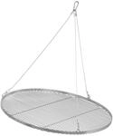 BBQ-Toro Edelstahl Grillrost Rund | &Oslash; 80 cm | Grillgitter mit Seilaufh&auml;ngung,