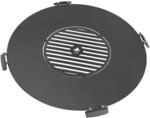 CookKing Stahl Grillplatte mit Grillrost &Oslash; 80 cm Plancha f&uuml;r Feuerschalen