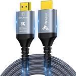 Reagle HDMI 2.1 Kabel Optisches AOC 8K & 4K Ultra HD, Premium, 48Gbps 8K@60Hz