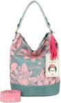 Fritzi x Frida Kahlo Izzy07 Limited Bloom Green Handtasche Damen Hobo Bag