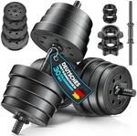RE:SPORT&reg; 2er Hanteln Set verstellbar 15/20/30/40kg | 2 Fitness Kurzhanteln |...
