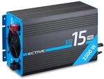 ECTIVE Wechselrichter 12V auf 230V SSI PRO 15-1000W Reine Sinuswelle 