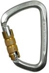 TEUFELBERGER Trilock-Karabiner Stahl Large TL silber/gold &Ouml;ffnungsweite 25 mm