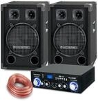 McGrey PA Komplettset DJ Anlage PowerDJ-1200 (System mit Partyboxen,...