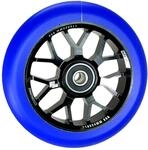 F26 Stunt Scooter Rolle, Spy7, 110 mm, Schwarz/PU Blau