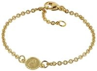 trendor Armband f&uuml;r Babys 333 Gold/8 Kt mit Engel-Plakette 14 cm 75090