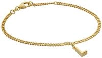 trendor M&auml;dchen-Armband mit Buchstabe L 925 Silber Vergoldet 21602-L