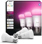 Philips Hue Smart LED A60 Lampe, Wei&szlig; und Color Ambiance, E27 Fassung, 6W,