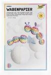 folia 461-77 - Wabenpapier RAINBOW, 21 x 33 cm, Bastelpapier mit Wabenstruktur in 4