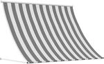 vidaXL Markise Anthrazit und Wei&szlig; 300 x 150 cm