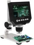 Omegon Digitalmikroskop DigiStar, 1x-600x Zoom, 4,3 Zoll HD-LCD Farbdisplay,