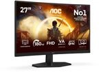 AOC C27G42FE 27 Zoll Curved, FHD Monitor, 180Hz, VA Panel, 4ms GtG, Adaptive Sync,