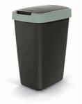 Keden Compacta Q M&uuml;lleimer mit Schwing- und Klappdeckel 12L Kunststoff...