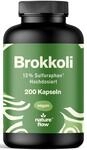 Brokkoli Kapseln hochdosiert &ndash; 200 Kapseln &ndash; 1000 mg pro Tag | 130 mg Sulforaphan