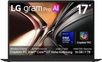 LG gram Pro 17 17Z90U-G.AU78GN 17 Zoll WQXGA IPS Copilot+ Notebook, Intel Core...