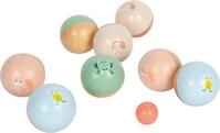 small Foot Boule &bdquo;Garden Buddies aus Holz, Wurfspiel f&uuml;r die ganze Familie,