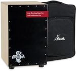XDrum Cajon Peruana Black Wood (3 mm Schlagplatte, 9 mm Birkenkorpus, 48 cm...