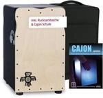 XDrum PERC CP-501 Pro Cajon Peruana Ash Set (Set inkl. Cajon mit 2...
