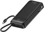 MediaRange Powerbank 20.000mAh mit Display Schwarz | USB-C Power Delivery |...