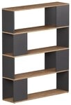 Vicco Raumteiler Eneos, Anthrazit/Goldkraft Eiche, 100 x 124.5 cm | als...